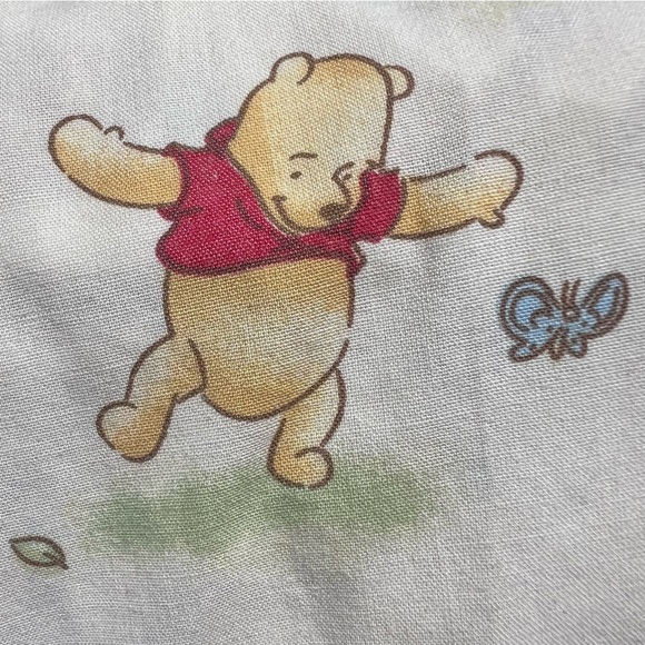 Y2K Winnie The Pooh & Friends Crown Crafts Fitted Crib Sheet Tigger Piglet GUC - Picture 6 of 10